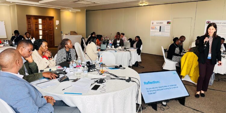 Eswatini delegation attends the SADC regional workshop on breastfeeding protection in Swakopmund, Namibia.