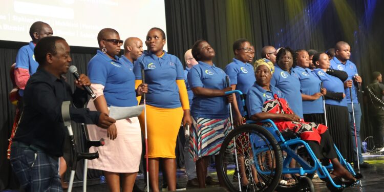 Artists with disabilities took to the stage with music, dance and poetry, showcasing their creativity and talent before a full audience at the Disability Music and Arts Festival.