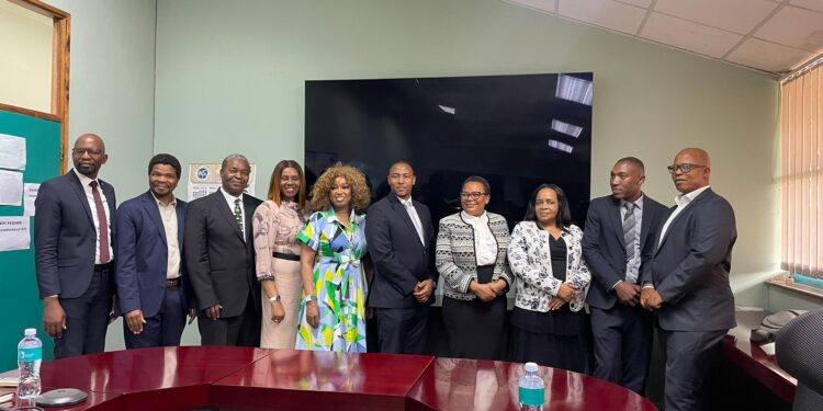 The newly appointed EPTC board posing with Minister of Information, Communications and Technology Savannah Maziya.