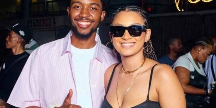 Big Brother Mzansi season 5 couple Ashley Ogle and Sweet Guluva. Picture: X/Twitter