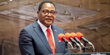 Outgoing Malawi President Lazarus Chakwera