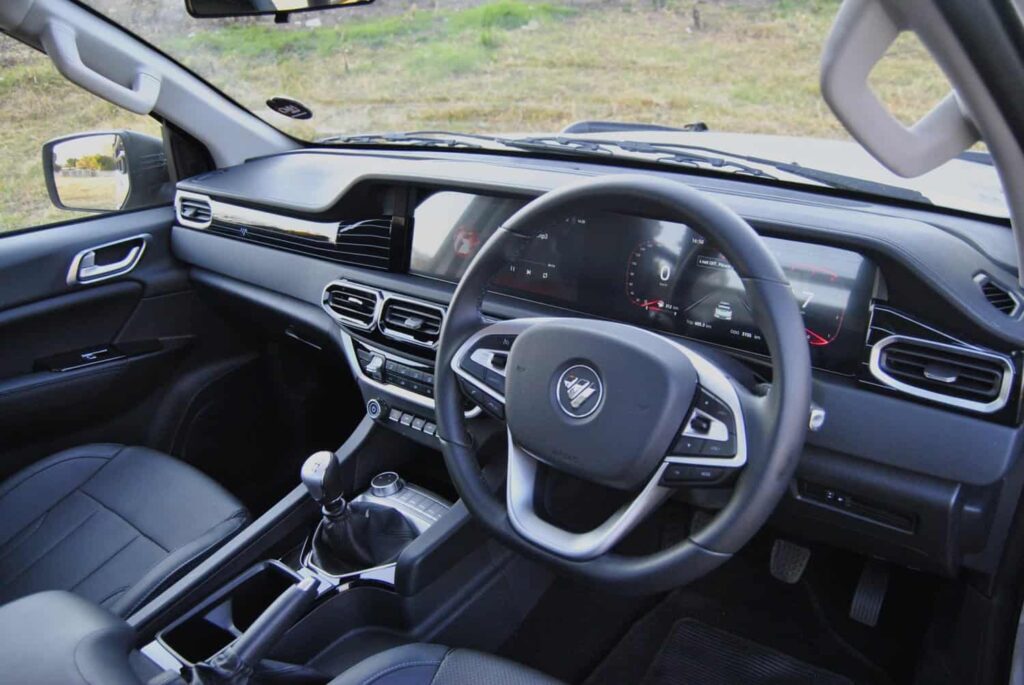 Interior looks and feels premium for a workhorse.