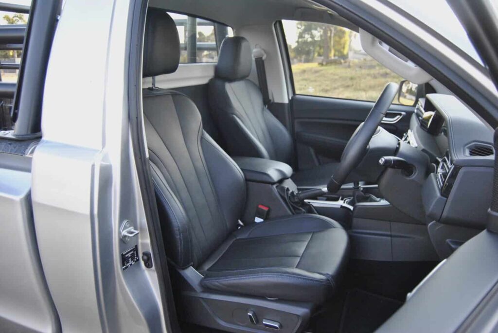 Driver’s seat, despite being electric, still doesn’t drop low enough.