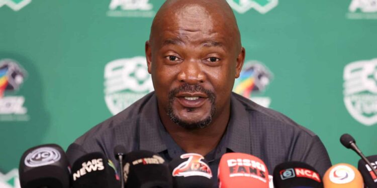 Lehlohonolo Seema, head coach of Siwelele FC