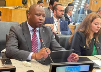 Lesotho’s Minister of Foreign Affairs and International Relations, Lejone Mpotjoana