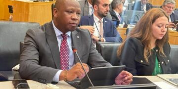 Lesotho’s Minister of Foreign Affairs and International Relations, Lejone Mpotjoana