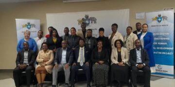 Ministry of Health officials and stakeholders during the project closeout announcement. | Pics by Nkosingiphile Myeni