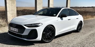 The Black Edition enhances the Audi A5’s visual appeal. Picture: Jaco van der Merwe