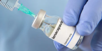 A syringe prepared with HIV prevention medication