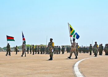 SADC troops at Blue Lugwasho exercise – Soldiers from eight SADC member states take part in Exercise Blue Lugwasho in Lusaka, Zambia