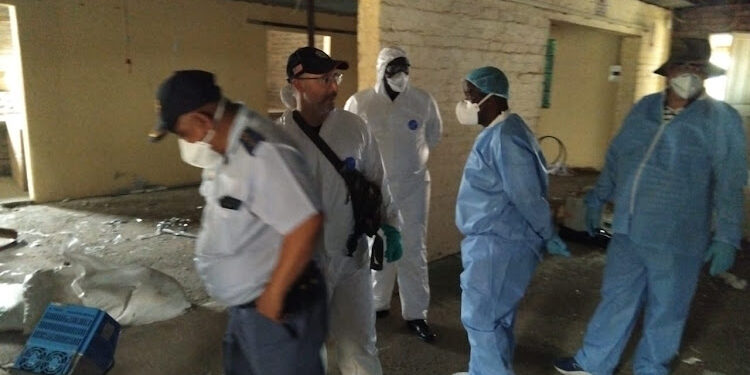 The abandoned farm in Mpumalanga where police uncovered a R350 million crystal meth lab.