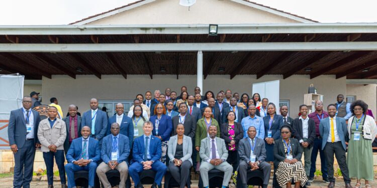 Delegates having a photo opportunity. | Pic, Xolani Mngomezulu