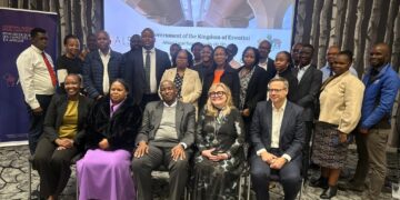 Senior government officials, consultants, and development partners pose for a group photo during the Public-Private Partnership workshop in Mbabane. (Photo by Ministry of Finance)