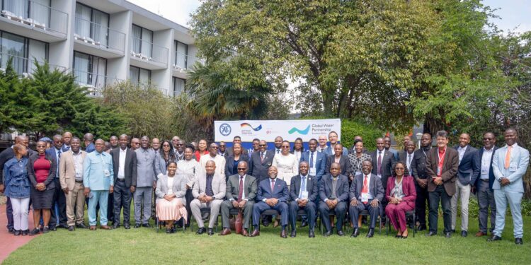 Delegates and experts at the 11th SADC Multi-Stakeholder Water Dialogue in Maseru, Lesotho, gathered for a group photo during the two-day event.