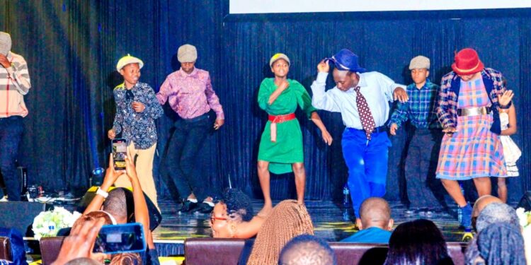 Participants rendering performance at the Disability Arts Festival. | Pic, Eswatini National Council of Arts & Culture