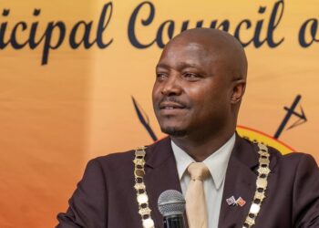 Mbabane Mayor Thulani Mkhonto at the Municipal Council of Mbabane AGM. | Courtesy pic