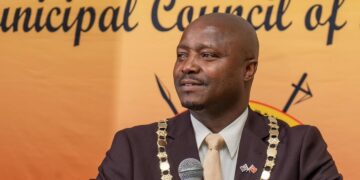 Mbabane Mayor Thulani Mkhonto at the Municipal Council of Mbabane AGM. | Courtesy pic