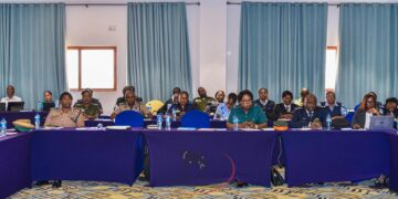 Participants from the Zambia Defence Force and Security Wings engage in the SADC pre-deployment training session on preventing sexual exploitation and abuse.