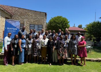 Ministry of Labour officials, employers, workers’ representatives, and industry leaders gather in Maseru during the SUSTAIN workshop to draft Lesotho’s roadmap for fair trade and decent work. Photo by EU in Lesotho