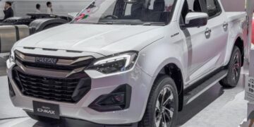 The new Isuzu D-Max 2.2-litre Maxforce DDI spotted in Japan ahead of its expected South African release in 2026. (Photo by Auto Trader South Africa)