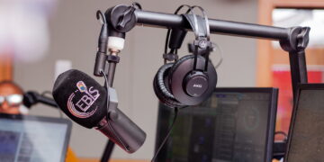 A view of EBIS consols in studio. | Pic, Wolfgang Huber/Lawo