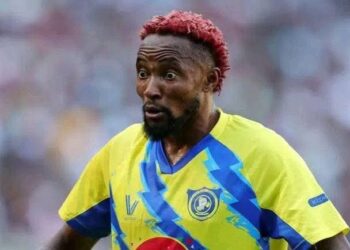 St. Eloi Lupopo midfielder, Dieumerci Mukoko Amale. | Pic, Facebook