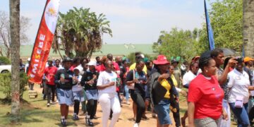 International Literacy Day participants marching in observance. | Pic, Imisebe/Facebook