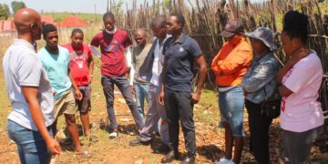 Young people going through a session. | Pics, Sithembiso Sihlongonyane