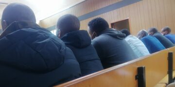 Some of the drivers who appeared in court for traffic offences. | Pics, Sithembiso Sihlongonyane