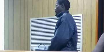 Nkosinathi Mandeku Maseko during his appearance at the Mbabane Magistrates Court. Pic, Sithembiso Sihlongonyane