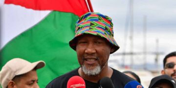 Mandla Mandela, South African activist and grandson of late anti-apartheid icon Nelson Mandela. Picture: Fethi Belaid/ AFP