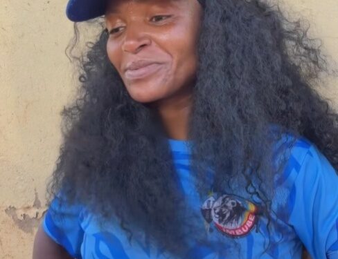 Nokukhanya Mdluli who came first in the women category during the army recruitment drive at Phondo Inkhundla. | Courtesy pic