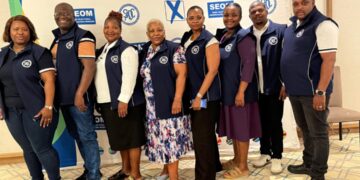 Eswatini observers, led by Thobile Dlamini, prepare to join the SADC Electoral Observation Mission in Tanzania. Photo by The Ministry of Economic Planning and Development