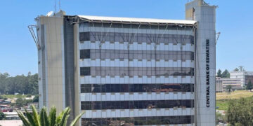 The Central Bank of Eswatini building in Mbabane