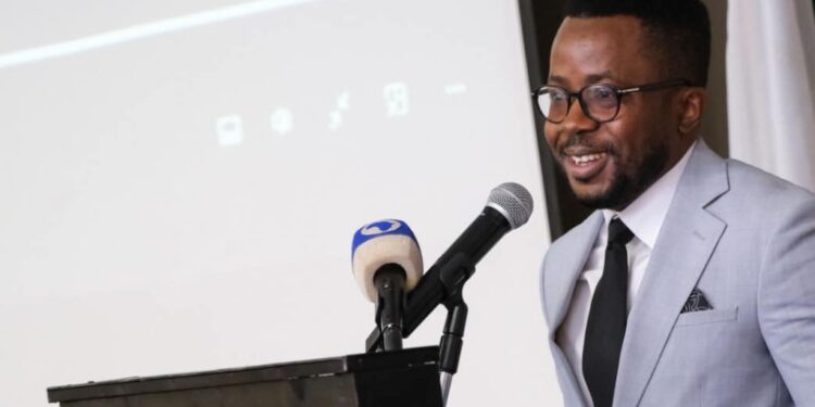 Braimoh Bello addresses attendees at the 2nd Annual Executive Breakfast meeting on Monday, 19 August 2024, in Pretoria.