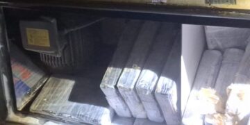Narcotics worth R65million confiscated at the Durban Harbour. Image Credits : SARS