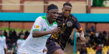 Madondo fires Hotspurs ahead with decisive goal at Mavuso Sports Centre. Photo by Nsingizini Hotspurs FC