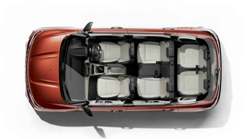 The Renault Triber offers various seating configurations. Picture: Supplied
