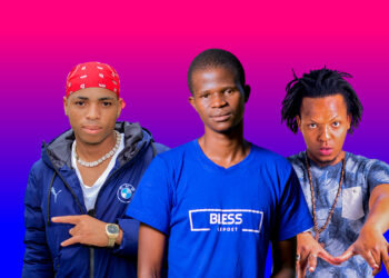 Photo collage of Slimnutty, Bless LePoet, and Ghetto Villah promoting “Um’khuleko.” Graphic by Adekunle Owolabi