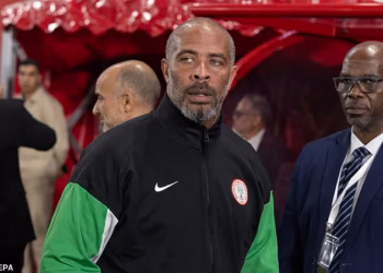 Nigeria head coach Eric Chelle