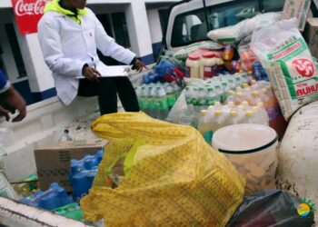 An operation led to the destruction of food unsafe for human consumption.