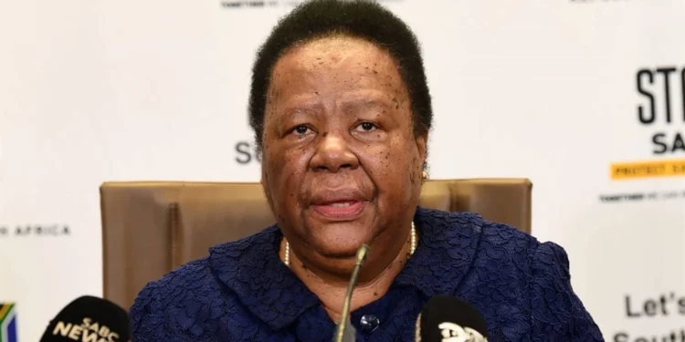 South Africa's Former international relations minister Naledi Pandor. Picture: X/@aishapandor