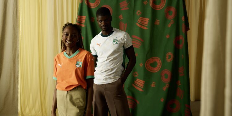 Models showcase PUMA apparel during the AFCON 2025 campaign. Photo credit PUMA