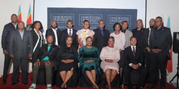Representatives from SOS Children’s Villages Eswatini and Limkokwing University celebrate the legacy of Professor Limkokwing while strengthening their partnership to support young people in the Kingdom. Picture SOS Eswatini.