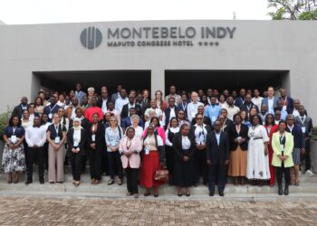 INMACOM Executive Secretary Sindy Mthimkhulu with youth and women leaders at REMCO 2025, advocating for inclusive and sustainable water management. Picture INMACOM.