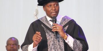 Eswatini Prime Minister Russell Dlamini at Limkokwing University. (Pics, Eswatini Government/Facebook)