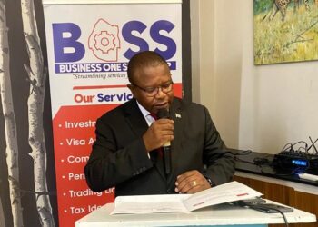 Minister of Commerce, Industry and Trade Manqoba Khumalo making remarks. (Pics, Ministry of Commerce)