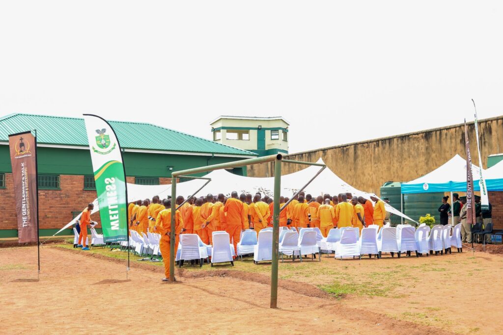 Inmates at Matsapha Correctional Centre during the International Men’s Day celebration. Photo by HMCS
