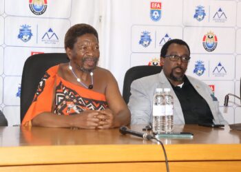 Prince Hlangabeza addresses the media ahead of the Ingwenyama Cup tournament. Photo: Sincephetelo MVA Fund
