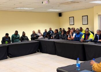 Matsapha Town Council staff attend a fraud awareness training session led by the Royal Eswatini Police Service Fraud Unit, photo by Matsapha Town Council.